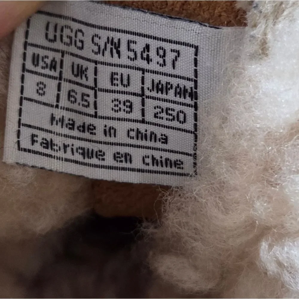 UGG Australia Bandon Marsh Chestnut Leather and Suede Boots Size 8